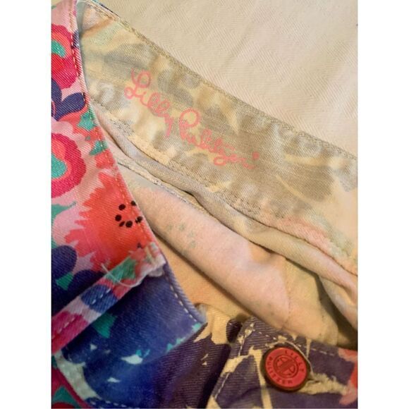 Lilly Pulitzer Worth Skinny Mini Secret Garden Crop jeans - Picture 4 of 6